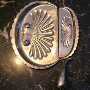 Vintage Crumb Tray and Scraper Shell model vtg rare to find Metal Rare
